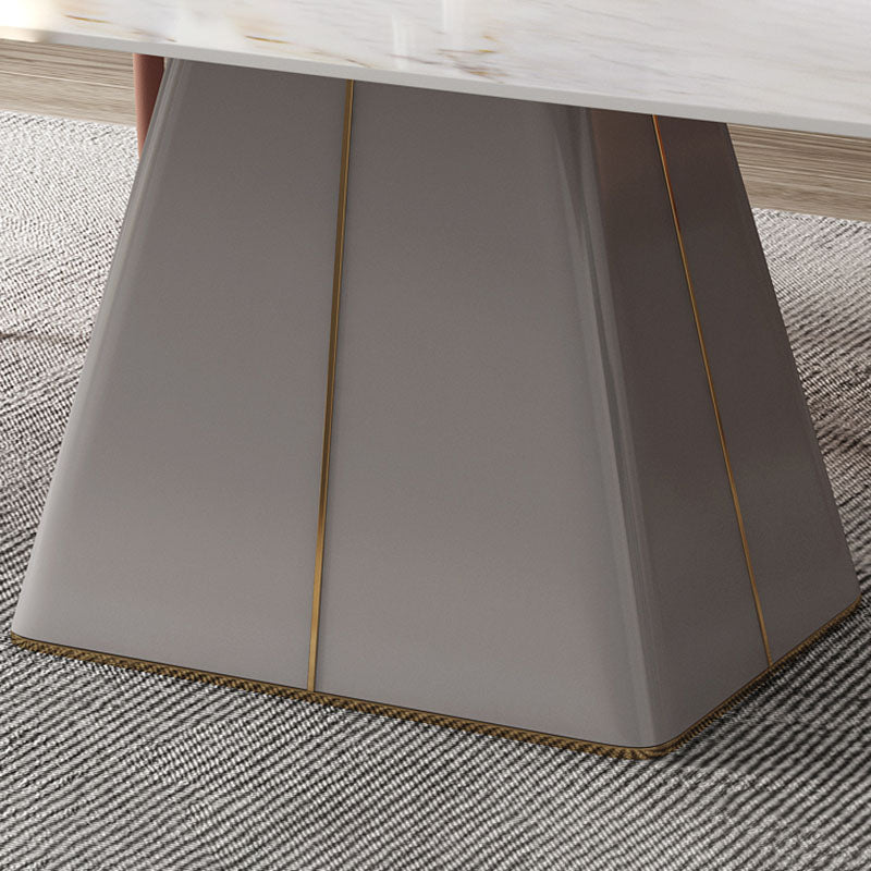 1/4/6/9 Pcs Dining Chairs Set White Rectangular Dining Set with Leather Chairs Clearhalo 'Dining Room Sets' 'Dining Tables & Seating' 'dining_room_set' 'furn' 'furn_dining_room_set' 'Furniture' 'furniture_dining_room_set' 'Kitchen & Dining Furniture' 'kitchen&dining_furn' 'kitchen' 4621199