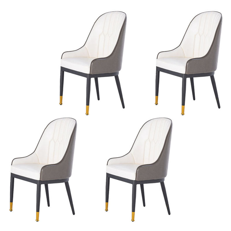 1/4/5 Pcs Dining Chairs Set Rectangular Dining Room Table Set with Pedestal Base 4 White Chairs Clearhalo 'Dining Room Sets' 'Dining Tables & Seating' 'dining_room_set' 'furn' 'furn_dining_room_set' 'Furniture' 'furniture_dining_room_set' 'Kitchen & Dining Furniture' 'kitchen&dining_furn' 'kitchen' 4621223