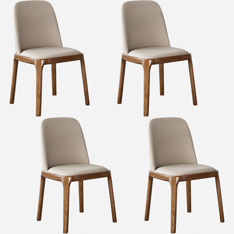 Modern 1/4/5/7 Pieces Dining Sintered Stone Dining Table Set for Kitchen with Wood Legs 4 Beige Chairs Clearhalo 'Dining Room Sets' 'Dining Tables & Seating' 'dining_room_set' 'furn' 'furn_dining_room_set' 'Furniture' 'furniture_dining_room_set' 'Kitchen & Dining Furniture' 'kitchen&dining_furn' 'kitchen' 4621263