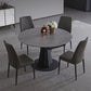 Modern 1/4/5/7 Pieces Dining Sintered Stone Dining Table Set for Kitchen 5 Pieces: Table, 4 Grey Chairs Clearhalo 'Dining Room Sets' 'Dining Tables & Seating' 'dining_room_set' 'furn' 'furn_dining_room_set' 'Furniture' 'furniture_dining_room_set' 'Kitchen & Dining Furniture' 'kitchen&dining_furn' 'kitchen' 4621273