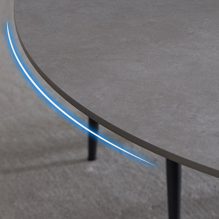 Modern 1/4/5/7 Pieces Dining Sintered Stone Dining Table Set for Kitchen Clearhalo 'Dining Room Sets' 'Dining Tables & Seating' 'dining_room_set' 'furn' 'furn_dining_room_set' 'Furniture' 'furniture_dining_room_set' 'Kitchen & Dining Furniture' 'kitchen&dining_furn' 'kitchen' 4621279