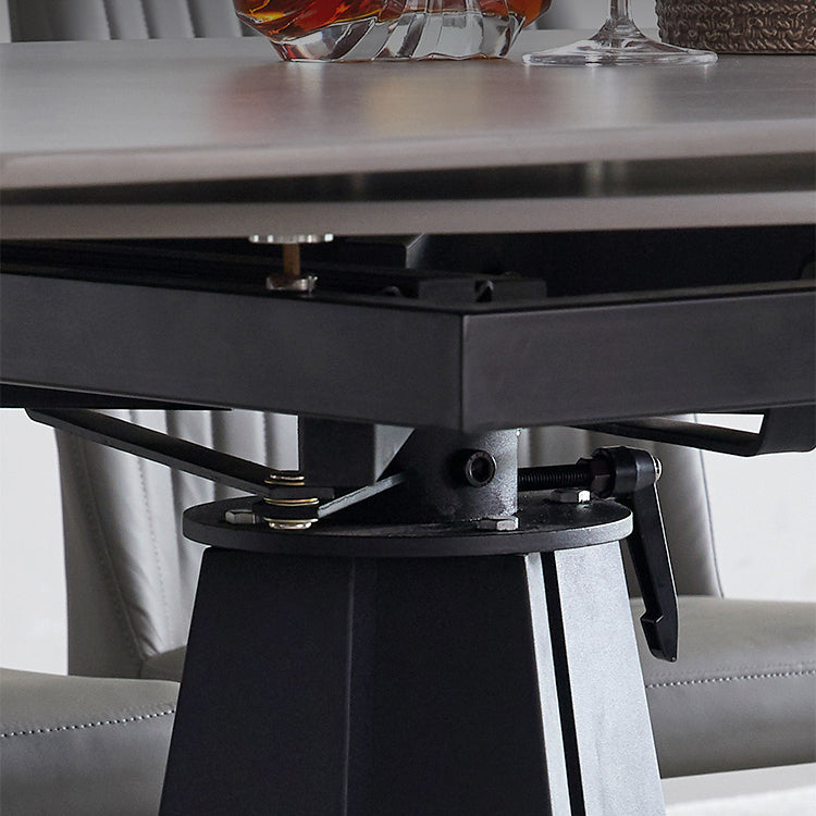 Modern 1/4/5/7 Pieces Dining Sintered Stone Dining Table Set for Kitchen Clearhalo 'Dining Room Sets' 'Dining Tables & Seating' 'dining_room_set' 'furn' 'furn_dining_room_set' 'Furniture' 'furniture_dining_room_set' 'Kitchen & Dining Furniture' 'kitchen&dining_furn' 'kitchen' 4621280