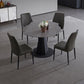 Modern 1/4/5/7 Pieces Dining Sintered Stone Dining Table Set for Kitchen Clearhalo 'Dining Room Sets' 'Dining Tables & Seating' 'dining_room_set' 'furn' 'furn_dining_room_set' 'Furniture' 'furniture_dining_room_set' 'Kitchen & Dining Furniture' 'kitchen&dining_furn' 'kitchen' 4621283