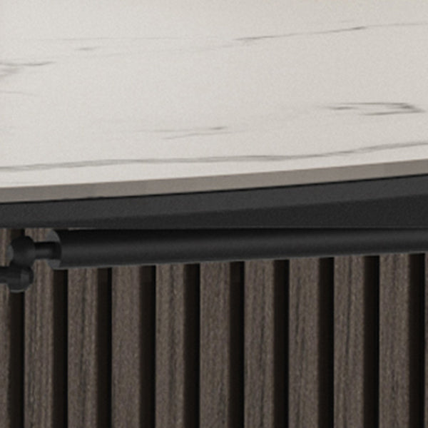 Modern Style 1/4/5/7 Pieces Dining Set Sintered Stone Dining Table Set with Metal Legs Clearhalo 'Dining Room Sets' 'Dining Tables & Seating' 'dining_room_set' 'furn' 'furn_dining_room_set' 'Furniture' 'furniture_dining_room_set' 'Kitchen & Dining Furniture' 'kitchen&dining_furn' 'kitchen' 4621297