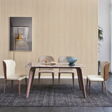 Contemporary 1/4/5 Pieces Dining Set Sintered Stone Dining Room Set Clearhalo 'Dining Room Sets' 'Dining Tables & Seating' 'dining_room_set' 'furn' 'furn_dining_room_set' 'Furniture' 'furniture_dining_room_set' 'Kitchen & Dining Furniture' 'kitchen&dining_furn' 'kitchen' 4621358