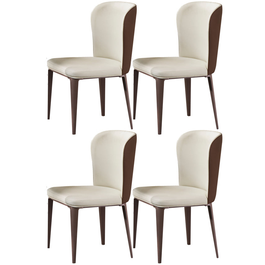 Contemporary 1/4/5 Pieces Dining Set Sintered Stone Dining Room Set 4 Beige Chairs Clearhalo 'Dining Room Sets' 'Dining Tables & Seating' 'dining_room_set' 'furn' 'furn_dining_room_set' 'Furniture' 'furniture_dining_room_set' 'Kitchen & Dining Furniture' 'kitchen&dining_furn' 'kitchen' 4621366