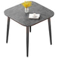 Metal Industrial Dinette Table Sintered Stone Top Table with 4 Legs Clearhalo ' dining_table' 'Dining Tables & Seating' 'Dining Tables' 'furn' 'furn_dining_table' 'Furniture' 'furniture_dining_table' 'Kitchen & Dining Furniture' 'kitchen&dining_furn' 'kitchen' 'kitchen_dining_table' 4621421