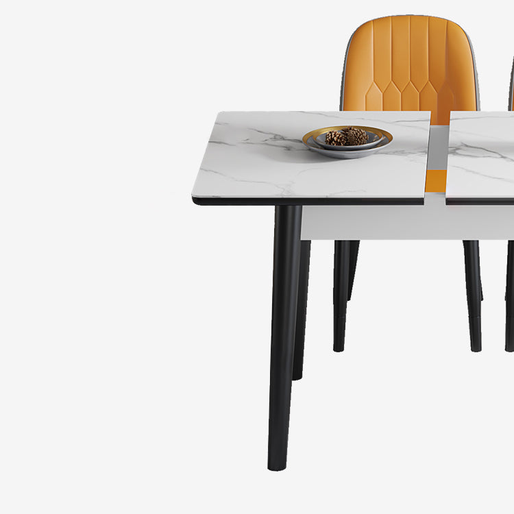 Contemporary Style Furniture Rectangle 4-foot Dining Site Table for Home Clearhalo ' dining_table' 'Dining Tables & Seating' 'Dining Tables' 'furn' 'furn_dining_table' 'Furniture' 'furniture_dining_table' 'Kitchen & Dining Furniture' 'kitchen&dining_furn' 'kitchen' 'kitchen_dining_table' 4621465