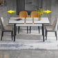 Contemporary Style Furniture Rectangle 4-foot Dining Site Table for Home Clearhalo ' dining_table' 'Dining Tables & Seating' 'Dining Tables' 'furn' 'furn_dining_table' 'Furniture' 'furniture_dining_table' 'Kitchen & Dining Furniture' 'kitchen&dining_furn' 'kitchen' 'kitchen_dining_table' 4621469
