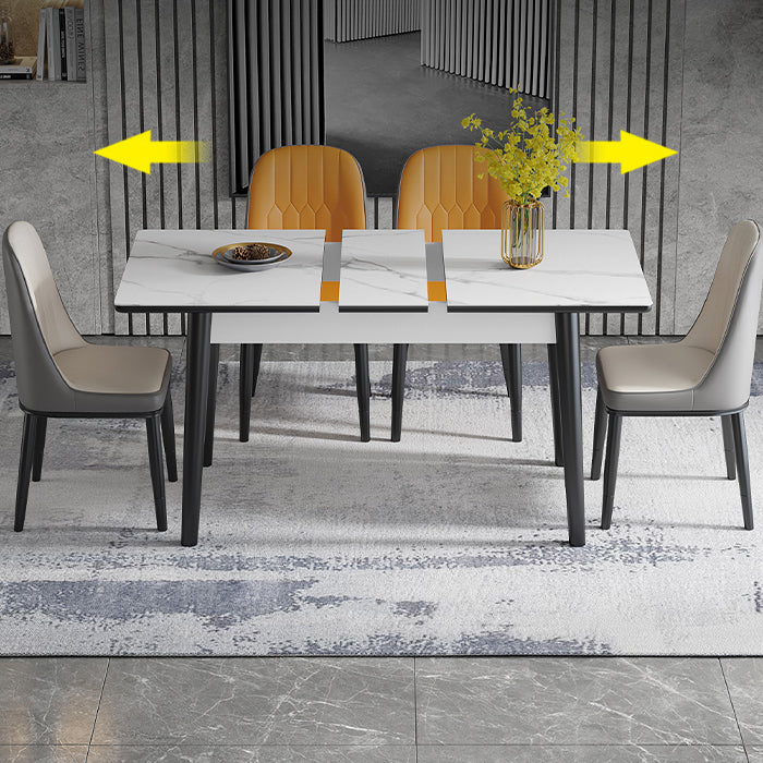 Contemporary Style Furniture Rectangle 4-foot Dining Site Table for Home Clearhalo ' dining_table' 'Dining Tables & Seating' 'Dining Tables' 'furn' 'furn_dining_table' 'Furniture' 'furniture_dining_table' 'Kitchen & Dining Furniture' 'kitchen&dining_furn' 'kitchen' 'kitchen_dining_table' 4621469