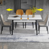 Contemporary Style Furniture Rectangle 4-foot Dining Site Table for Home Clearhalo ' dining_table' 'Dining Tables & Seating' 'Dining Tables' 'furn' 'furn_dining_table' 'Furniture' 'furniture_dining_table' 'Kitchen & Dining Furniture' 'kitchen&dining_furn' 'kitchen' 'kitchen_dining_table' 4621469