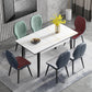 Contemporary Style Furniture Rectangle 4-foot Dining Site Table for Home Clearhalo ' dining_table' 'Dining Tables & Seating' 'Dining Tables' 'furn' 'furn_dining_table' 'Furniture' 'furniture_dining_table' 'Kitchen & Dining Furniture' 'kitchen&dining_furn' 'kitchen' 'kitchen_dining_table' 4621471