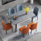 Contemporary Style Furniture Rectangle 4-foot Dining Site Table for Home Clearhalo ' dining_table' 'Dining Tables & Seating' 'Dining Tables' 'furn' 'furn_dining_table' 'Furniture' 'furniture_dining_table' 'Kitchen & Dining Furniture' 'kitchen&dining_furn' 'kitchen' 'kitchen_dining_table' 4621472