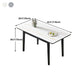 Contemporary Style Furniture Rectangle 4-foot Dining Site Table for Home Clearhalo ' dining_table' 'Dining Tables & Seating' 'Dining Tables' 'furn' 'furn_dining_table' 'Furniture' 'furniture_dining_table' 'Kitchen & Dining Furniture' 'kitchen&dining_furn' 'kitchen' 'kitchen_dining_table' 4621474