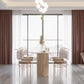 Pinewood Solid Wood Dining Table Modern Wood Color Double Pedestal Table for Dining Room 70.9"L x 27.6"W x 29.5"H Without Chairs Clearhalo ' dining_table' 'Dining Tables & Seating' 'Dining Tables' 'furn' 'furn_dining_table' 'Furniture' 'furniture_dining_table' 'Kitchen & Dining Furniture' 'kitchen&dining_furn' 'kitchen' 'kitchen_dining_table' 4621477
