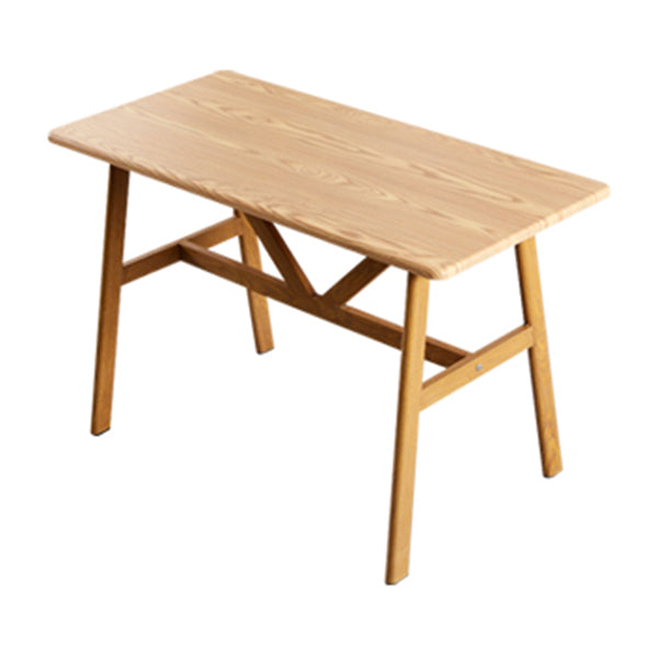 Industrial Kitchen Wood Table for Restaurant Dining Table with Wooden Base Clearhalo ' dining_table' 'Dining Tables & Seating' 'Dining Tables' 'furn' 'furn_dining_table' 'Furniture' 'furniture_dining_table' 'Kitchen & Dining Furniture' 'kitchen&dining_furn' 'kitchen' 'kitchen_dining_table' 4621504