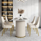 Traditional Luxury Furniture Oval Double Pedestal Dining Site Table for Home Clearhalo ' dining_table' 'Dining Tables & Seating' 'Dining Tables' 'furn' 'furn_dining_table' 'Furniture' 'furniture_dining_table' 'Kitchen & Dining Furniture' 'kitchen&dining_furn' 'kitchen' 'kitchen_dining_table' 4621534