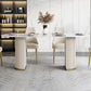 Traditional Luxury Furniture Oval Double Pedestal Dining Site Table for Home Clearhalo ' dining_table' 'Dining Tables & Seating' 'Dining Tables' 'furn' 'furn_dining_table' 'Furniture' 'furniture_dining_table' 'Kitchen & Dining Furniture' 'kitchen&dining_furn' 'kitchen' 'kitchen_dining_table' 4621535