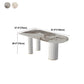Metal Traditional Luxury Free Form Indoor Table Sintered Stone Table with 3 Legs Clearhalo ' dining_table' 'Dining Tables & Seating' 'Dining Tables' 'furn' 'furn_dining_table' 'Furniture' 'furniture_dining_table' 'Kitchen & Dining Furniture' 'kitchen&dining_furn' 'kitchen' 'kitchen_dining_table' 4621582