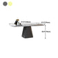 Luxury Sintered Stone Top Dining Table Rectangle White Table with Pedestal Clearhalo ' dining_table' 'Dining Tables & Seating' 'Dining Tables' 'furn' 'furn_dining_table' 'Furniture' 'furniture_dining_table' 'Kitchen & Dining Furniture' 'kitchen&dining_furn' 'kitchen' 'kitchen_dining_table' 4621599