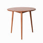 Solid Wood Contemporary Round Dining Table Wood Top Table with 4 Legs Light Brown 23.6"L x 23.6"W x 29.5"H Without Chairs Clearhalo ' dining_table' 'Dining Tables & Seating' 'Dining Tables' 'furn' 'furn_dining_table' 'Furniture' 'furniture_dining_table' 'Kitchen & Dining Furniture' 'kitchen&dining_furn' 'kitchen' 'kitchen_dining_table' 4621706