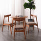 Solid Wood Contemporary Round Dining Table Wood Top Table with 4 Legs Light Brown 35.4"L x 35.4"W x 29.5"H Without Chairs Clearhalo ' dining_table' 'Dining Tables & Seating' 'Dining Tables' 'furn' 'furn_dining_table' 'Furniture' 'furniture_dining_table' 'Kitchen & Dining Furniture' 'kitchen&dining_furn' 'kitchen' 'kitchen_dining_table' 4621707
