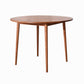 Solid Wood Contemporary Round Dining Table Wood Top Table with 4 Legs Light Brown Without Chairs Clearhalo ' dining_table' 'Dining Tables & Seating' 'Dining Tables' 'furn' 'furn_dining_table' 'Furniture' 'furniture_dining_table' 'Kitchen & Dining Furniture' 'kitchen&dining_furn' 'kitchen' 'kitchen_dining_table' 4621709