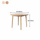 Solid Wood Contemporary Round Dining Table Wood Top Table with 4 Legs Clearhalo ' dining_table' 'Dining Tables & Seating' 'Dining Tables' 'furn' 'furn_dining_table' 'Furniture' 'furniture_dining_table' 'Kitchen & Dining Furniture' 'kitchen&dining_furn' 'kitchen' 'kitchen_dining_table' 4621718