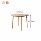Solid Wood Contemporary Round Dining Table Wood Top Table with 4 Legs Clearhalo ' dining_table' 'Dining Tables & Seating' 'Dining Tables' 'furn' 'furn_dining_table' 'Furniture' 'furniture_dining_table' 'Kitchen & Dining Furniture' 'kitchen&dining_furn' 'kitchen' 'kitchen_dining_table' 4621720