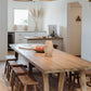 Solid Wood Dining Table Rectangle Pine Wood Dining Table with Sled Base Natural 63"L x 27.6"W x 29.5"H Without Chairs Clearhalo ' dining_table' 'Dining Tables & Seating' 'Dining Tables' 'furn' 'furn_dining_table' 'Furniture' 'furniture_dining_table' 'Kitchen & Dining Furniture' 'kitchen&dining_furn' 'kitchen' 'kitchen_dining_table' 4621735