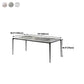 Stone Top Dining Table Contemporary Dining Table with 4 Legs in Black Clearhalo ' dining_table' 'Dining Tables & Seating' 'Dining Tables' 'furn' 'furn_dining_table' 'Furniture' 'furniture_dining_table' 'Kitchen & Dining Furniture' 'kitchen&dining_furn' 'kitchen' 'kitchen_dining_table' 4621783