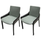 Modern Metal Dining Chair Leather Arm Dining Room Chair for Home Use Light Green 2 Piece Set Clearhalo ' kitchen&dining_furn' 'Dining Chairs' 'Dining Tables & Seating' 'dining_chair' 'furn' 'furn_dining_chair' 'Furniture' 'furniture_dining_chair' 'Kitchen & Dining Furniture' 'kitchen' 4621805