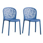 Scandinavian Open Back Dining Side Chair Plastic Dining Armless Chair Blue 2 Piece Set Clearhalo ' kitchen&dining_furn' 'Dining Chairs' 'Dining Tables & Seating' 'dining_chair' 'furn' 'furn_dining_chair' 'Furniture' 'furniture_dining_chair' 'Kitchen & Dining Furniture' 'kitchen' 4621825