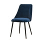 Modern Velvet Home Side Chair Parsons Matte Finish Dining Chair Dark Blue 1 Piece Clearhalo ' kitchen&dining_furn' 'Dining Chairs' 'Dining Tables & Seating' 'dining_chair' 'furn' 'furn_dining_chair' 'Furniture' 'furniture_dining_chair' 'Kitchen & Dining Furniture' 'kitchen' 4621855