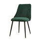 Modern Velvet Home Side Chair Parsons Matte Finish Dining Chair Blackish Green 1 Piece Clearhalo ' kitchen&dining_furn' 'Dining Chairs' 'Dining Tables & Seating' 'dining_chair' 'furn' 'furn_dining_chair' 'Furniture' 'furniture_dining_chair' 'Kitchen & Dining Furniture' 'kitchen' 4621862