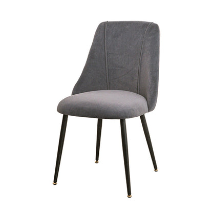 Modern Velvet Home Side Chair Parsons Matte Finish Dining Chair Gray Blue 1 Piece Clearhalo ' kitchen&dining_furn' 'Dining Chairs' 'Dining Tables & Seating' 'dining_chair' 'furn' 'furn_dining_chair' 'Furniture' 'furniture_dining_chair' 'Kitchen & Dining Furniture' 'kitchen' 4621866