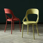 Scandinavian Open Back Armless Dining Chairs Plastic Side Chair Clearhalo ' kitchen&dining_furn' 'Dining Chairs' 'Dining Tables & Seating' 'dining_chair' 'furn' 'furn_dining_chair' 'Furniture' 'furniture_dining_chair' 'Kitchen & Dining Furniture' 'kitchen' 4621893