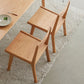 Contemporary Style Open Back Chair Dining Armless Chair with Wooden Legs for Kitchen Clearhalo ' kitchen&dining_furn' 'Dining Chairs' 'Dining Tables & Seating' 'dining_chair' 'furn' 'furn_dining_chair' 'Furniture' 'furniture_dining_chair' 'Kitchen & Dining Furniture' 'kitchen' 4621897