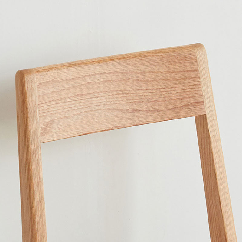 Contemporary Style Open Back Chair Dining Armless Chair with Wooden Legs for Kitchen Clearhalo ' kitchen&dining_furn' 'Dining Chairs' 'Dining Tables & Seating' 'dining_chair' 'furn' 'furn_dining_chair' 'Furniture' 'furniture_dining_chair' 'Kitchen & Dining Furniture' 'kitchen' 4621906