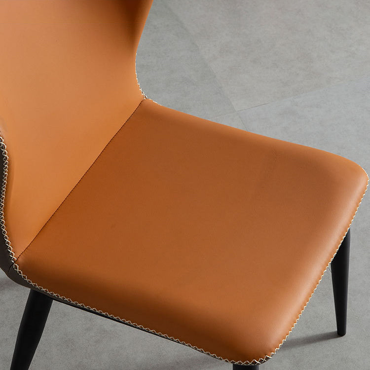 Metal Industrial Dining Kitchen Room Chair Wingback Side Chair Clearhalo ' kitchen&dining_furn' 'Dining Chairs' 'Dining Tables & Seating' 'dining_chair' 'furn' 'furn_dining_chair' 'Furniture' 'furniture_dining_chair' 'Kitchen & Dining Furniture' 'kitchen' 4621936