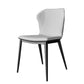 Modern Leather Home Side Chair Wingback Matte Finish Dining Chair Grey 1 Piece Clearhalo ' kitchen&dining_furn' 'Dining Chairs' 'Dining Tables & Seating' 'dining_chair' 'furn' 'furn_dining_chair' 'Furniture' 'furniture_dining_chair' 'Kitchen & Dining Furniture' 'kitchen' 4621941