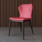 Modern Leather Home Side Chair Wingback Matte Finish Dining Chair Red 1 Piece Clearhalo ' kitchen&dining_furn' 'Dining Chairs' 'Dining Tables & Seating' 'dining_chair' 'furn' 'furn_dining_chair' 'Furniture' 'furniture_dining_chair' 'Kitchen & Dining Furniture' 'kitchen' 4621944