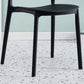 Scandinavian Plastic Dining Kitchen Room Chair Open Back Side Chair Clearhalo ' kitchen&dining_furn' 'Dining Chairs' 'Dining Tables & Seating' 'dining_chair' 'furn' 'furn_dining_chair' 'Furniture' 'furniture_dining_chair' 'Kitchen & Dining Furniture' 'kitchen' 4621989