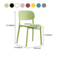 Scandinavian Plastic Dining Kitchen Room Chair Open Back Side Chair Clearhalo ' kitchen&dining_furn' 'Dining Chairs' 'Dining Tables & Seating' 'dining_chair' 'furn' 'furn_dining_chair' 'Furniture' 'furniture_dining_chair' 'Kitchen & Dining Furniture' 'kitchen' 4622010