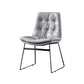 Contemporary Chair Dining Armless Chairs with Metal Legs for Kitchen Clearhalo ' kitchen&dining_furn' 'Dining Chairs' 'Dining Tables & Seating' 'dining_chair' 'furn' 'furn_dining_chair' 'Furniture' 'furniture_dining_chair' 'Kitchen & Dining Furniture' 'kitchen' 4622067