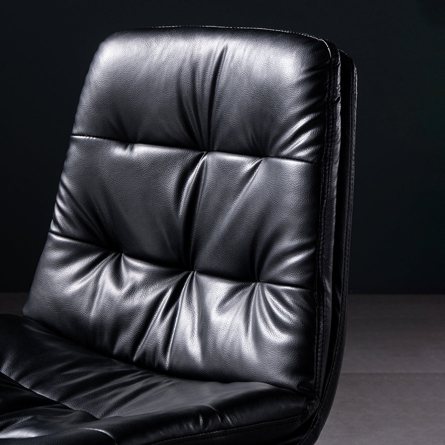 Contemporary Chair Dining Armless Chairs with Metal Legs for Kitchen Clearhalo ' kitchen&dining_furn' 'Dining Chairs' 'Dining Tables & Seating' 'dining_chair' 'furn' 'furn_dining_chair' 'Furniture' 'furniture_dining_chair' 'Kitchen & Dining Furniture' 'kitchen' 4622069