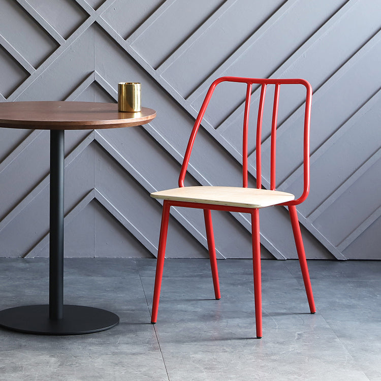 Contemporary Chairs Dining Armless Chair with Metal Legs for Kitchen Clearhalo ' kitchen&dining_furn' 'Dining Chairs' 'Dining Tables & Seating' 'dining_chair' 'furn' 'furn_dining_chair' 'Furniture' 'furniture_dining_chair' 'Kitchen & Dining Furniture' 'kitchen' 4622149