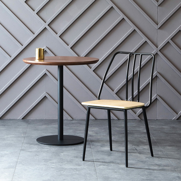 Contemporary Chairs Dining Armless Chair with Metal Legs for Kitchen Clearhalo ' kitchen&dining_furn' 'Dining Chairs' 'Dining Tables & Seating' 'dining_chair' 'furn' 'furn_dining_chair' 'Furniture' 'furniture_dining_chair' 'Kitchen & Dining Furniture' 'kitchen' 4622167