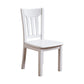 Contemporary Chairs Dining Armless Chair with Wooden Legs for Kitchen White 1 Piece Clearhalo ' kitchen&dining_furn' 'Dining Chairs' 'Dining Tables & Seating' 'dining_chair' 'furn' 'furn_dining_chair' 'Furniture' 'furniture_dining_chair' 'Kitchen & Dining Furniture' 'kitchen' 4622204
