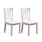 Contemporary Chairs Dining Armless Chair with Wooden Legs for Kitchen White 2 Piece Set Clearhalo ' kitchen&dining_furn' 'Dining Chairs' 'Dining Tables & Seating' 'dining_chair' 'furn' 'furn_dining_chair' 'Furniture' 'furniture_dining_chair' 'Kitchen & Dining Furniture' 'kitchen' 4622206
